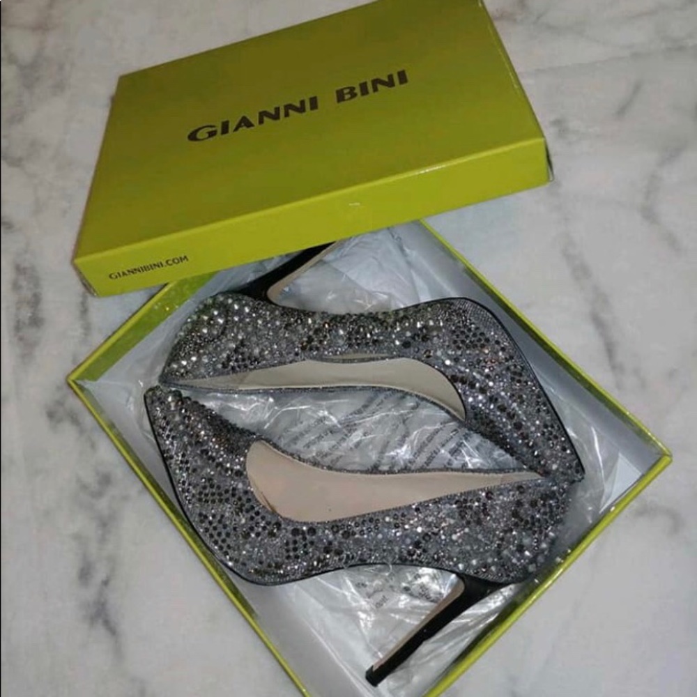 Gianni Bini Jeweled Heels